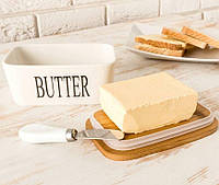 Масленка OLens Butter O8030-144 16.5 см h