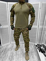 Мужской армейский костюм мультикам для ВСУ (ЗСУ) Tactical тактическая форма убакс и брюки Турция 7284 XL h