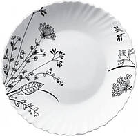 Тарелка десертная Vittora Черно-белое соцветие V-190BW 19 см a