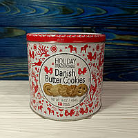 Печенье сливочное Holiday Traditional Danish Butter Cookies Red Традиционное празничное 454 г (58987)