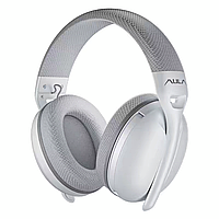 Наушники AULA MOUNTAIN S6 беспроводные комбинированные 2.4ГГц+Bluetooth+проводные с микрофоном, Белый