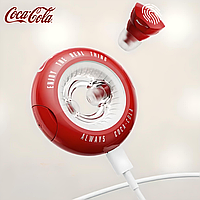 Наушники беспроводные Coca-Cola Coke T12 вакуумные Bluetooth, red