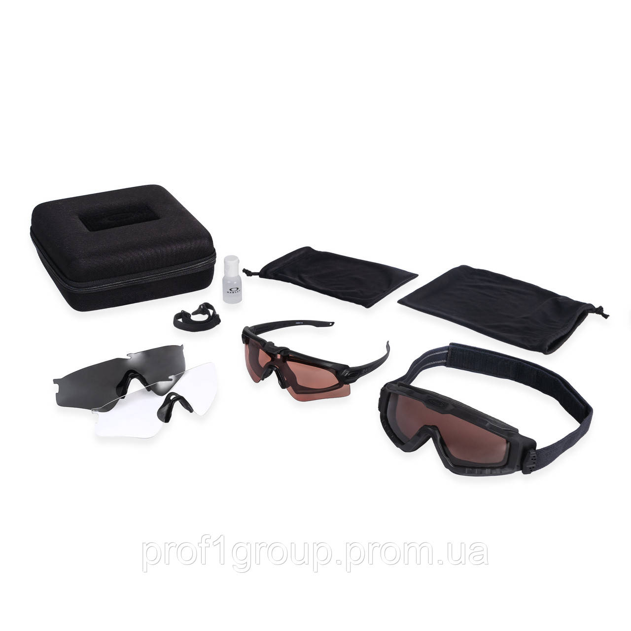 Окуляри балістичні Oakley® SI Ballistic M Frame® Alpha Multi-Lens Kit (Matte Black; 4 LS) CLEAR єдиний