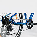 Велосипед KTM WILD CROSS 20" рама 30,5, синій (білий), 2022, фото 7