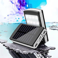 УМБ Power Bank Solar 90000 mAh мобильное зарядное с солнечной панелью и лампой, Power Bank TE-779 Charger