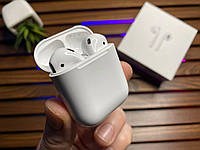 Навушники Apple AirPods 2 iOS 17 без помилки бездротові Wireless Charging case + гарантія та чохол у подарунок