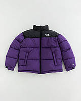 Пуховик мужской зимний The North Face 700 до -25* фиолетовый Куртка мужская зимняя Зе Норт Фейс с капюшоном