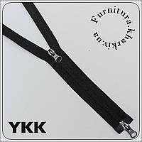 Молния обратная витая двухбегунковая YKK№5-85 см черная