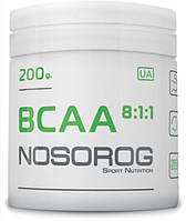 Аминокислоты Nosorog Nutrition BCAA 811 200 г (Без вкуса)