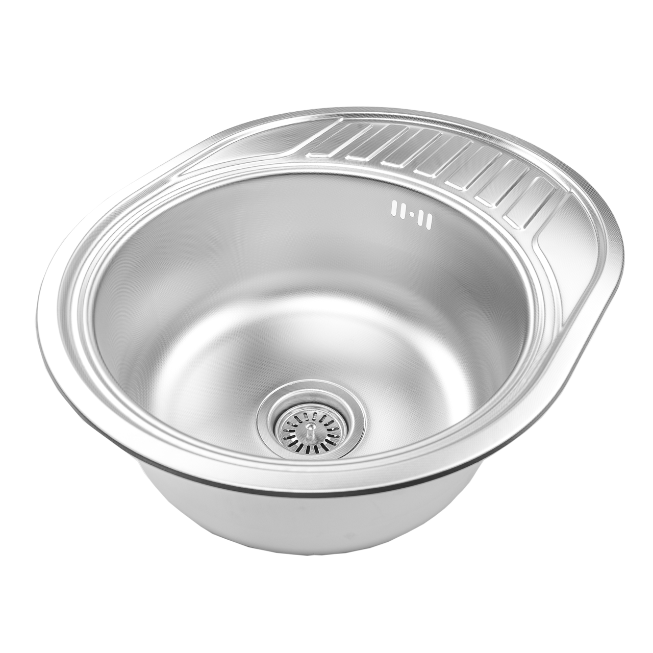 Мийка з нержавіючої сталі Aquaton N4 0.8 470х590 Decor, фото 1