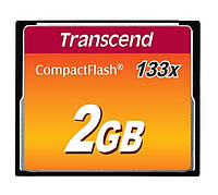 Карта памяти Compact Flash Transcend 133x 2ГБ (TS2GCF133)