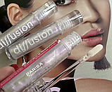 Кришталевий блиск для губ Parisa Cosmetics Diffusion Lip Gloss DFG-03 No 01"Рожевий кварц", фото 7