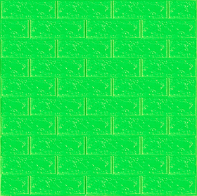 3д панелі самоклейка під цеглу, самоклеючі 3D панелі на стіну 700x770x3 мм, Зелений (013-3)