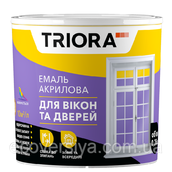 Емаль для вікон і дверей ТМ Triora