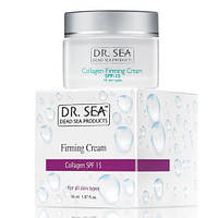 Укрепляющий крем с коллагеном Dr. Sea Collagen Firming Cream SPF 15 50 мл.