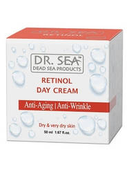 Крем для обличчя для сухої шкіри Dr. Sea Face Cream for dry and very dry skin with Retinal 50 мл.