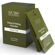 Зміцнююча та очищаюча маска Dr. Sea Dead Sea Products Firming & Purifying Facial Mask French Clay  12 мл