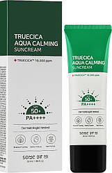 Some By Mi - Заспокійливий крем для сонця - Truecica Aqua Calming Suncream SPF50+/PA++++ 50 ml