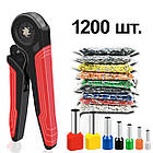 Комплект шістигранний кримпер-10мм.кв +1200 наконечників 7 видів [DART.E8] TACTIX