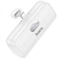 Повербанк Hoco 5000mAh для Lightning міні Power Bank Mini Pocket Power Bank J116 iP White