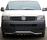 Нижняя губа волна-гриль ST007-1 (нерж) Volkswagen T5 Caravelle 2004-2010 гг. Avtoteam