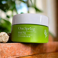 Крем для лица с экстрактом зеленого чая OneSpring Green Tea Moisturizing Cream, 50г.