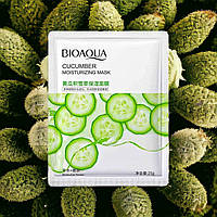 Маска тканевая для лица с экстрактом огурца Bioaqua Cucumber Moisturizing Mask, 25г