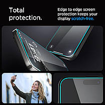Захисне скло Spigen для iPhone 15 Pro Max - EZ FIT GLAS.tR (2 шт), Clear (AGL06872), фото 4