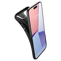 Чохол Spigen для iPhone 15 Pro - Liquid Air, Matte Black (ACS06704), фото 4