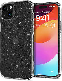 Чохол Spigen для iPhone 15 Plus - Liquid Crystal Glitter, Crystal Quartz (ACS06648)