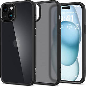 Чохол Spigen для iPhone 15 - Ultra Hybrid, Frost Black (ACS06797)