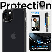 Чохол Spigen для iPhone 15 - Ultra Hybrid, Frost Black (ACS06797), фото 4