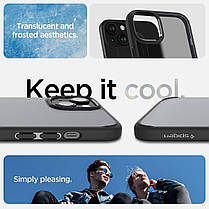 Чохол Spigen для iPhone 15 - Ultra Hybrid, Frost Black (ACS06797), фото 6
