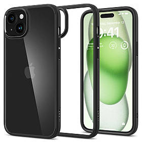 Чохол Spigen для iPhone 15 Plus / 14 Plus - Ultra Hybrid, Matte Black (ACS06657)