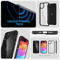 Чохол Spigen для iPhone 15 Plus / 14 Plus - Ultra Hybrid, Matte Black (ACS06657), фото 4