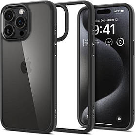 Чохол Spigen для iPhone 15 Pro Max - Ultra Hybrid, Matte Black (ACS06570)