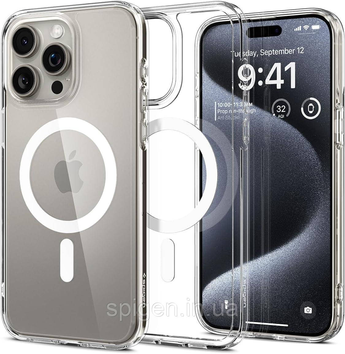 Чохол Spigen для iPhone 15 Pro - Ultra Hybrid MagSafe, White (ACS06715)