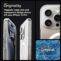 Чохол Spigen для iPhone 15 Pro - Ultra Hybrid MagSafe, White (ACS06715), фото 5