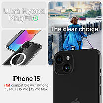 Чохол Spigen для iPhone 15 - Ultra Hybrid MagSafe, White (ACS06802), фото 3