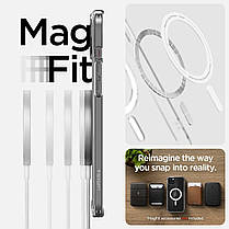 Чохол Spigen для iPhone 15 - Ultra Hybrid MagSafe, White (ACS06802), фото 6