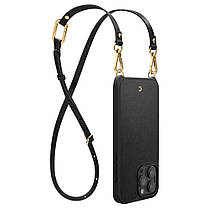 Чохол Spigen для iPhone 15 Pro Max - Cyrill Classic Charm Mag, з ремінцем, Black (ACS06636), фото 3