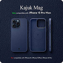 Чохол Spigen для iPhone 15 Pro Max - Cyrill Kajuk MagSafe, Navy (ACS07091), фото 3