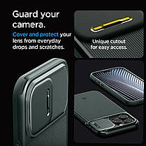 Чохол Spigen для iPhone 15 Pro Max - Optik Armor MagSafe, Abyss Green (ACS06600), фото 5