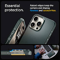 Чохол Spigen для iPhone 15 Pro Max - Thin Fit, Abyss Green (ACS06548), фото 5