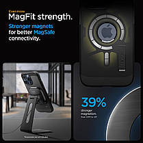 Чохол Spigen для iPhone 15 Pro Max - Tough Armor MAG (MagSafe), Black (ACS06594), фото 6