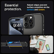 Чохол Spigen для iPhone 15 Pro - Ultra Hybrid Matte, Frost Black (ACS06709), фото 5