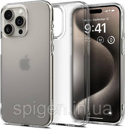 Чохол Spigen для iPhone 15 Pro Max - Ultra Hybrid Matte, Frost Clear (ACS06567), фото 1