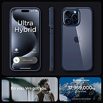 Чохол Spigen для iPhone 15 Pro Max - Ultra Hybrid, Navy Blue (ACS06573), фото 4