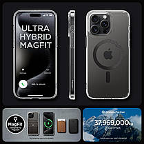 Чохол Spigen для iPhone 15 Pro Max - Ultra Hybrid MagFit, Carbon Fiber (ACS06578), фото 4