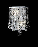 Кришталева бра B81011/2 (WT+SL), фото 2